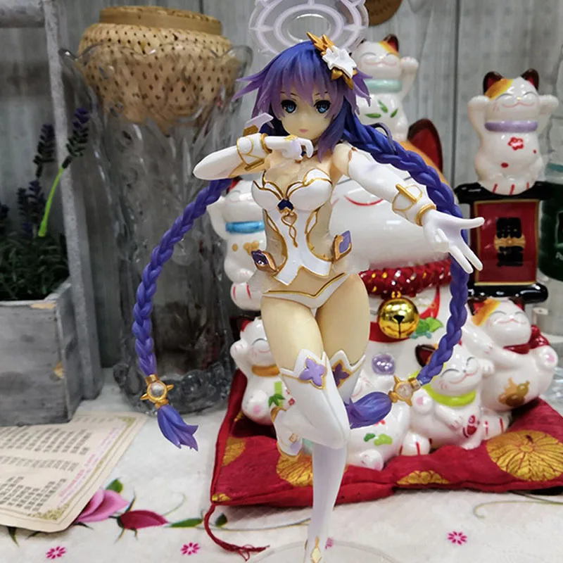Новый 25 см аниме Hyperdimension Neptunia цифры фиолетовый сердце Нептун ПВХ Фигурки