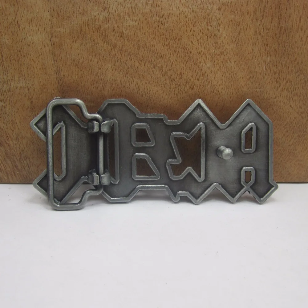 BuckleClub Ретро ACDC музыка Джинсы подарок пряжки ремня FP-01986 Оловянная отделка для мужчин 4 см ширина петли Прямая поставка