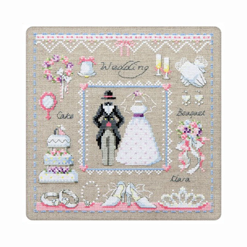 Свадебное платье в западном стиле льняная вышитая ткань [Свадьба] романтическая