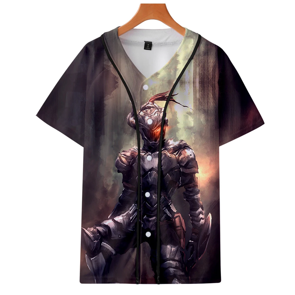 GOBLIN SLAYER модные бейсбольные рубашки с героями мультфильмов для косплея модная