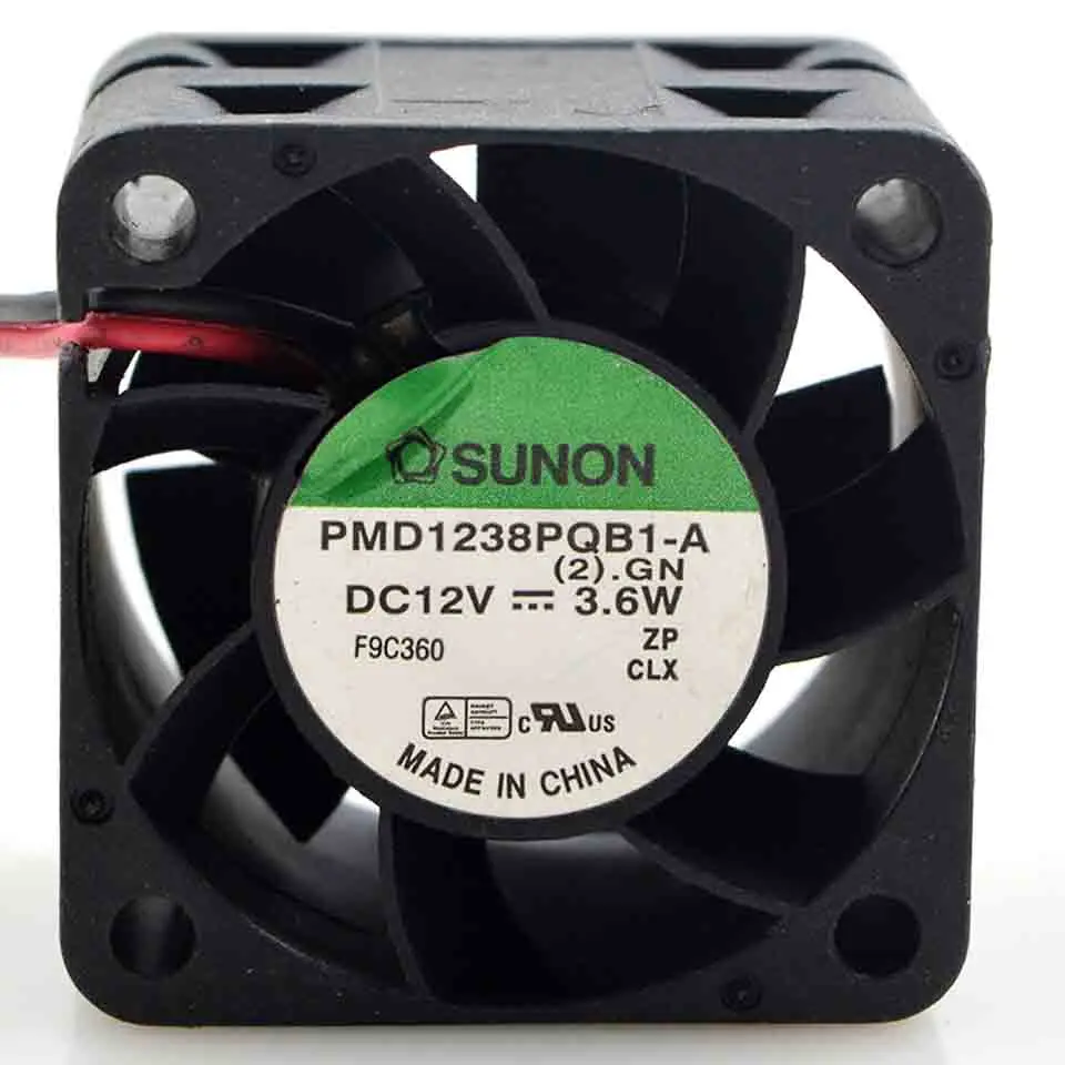 PMD1238PQB1 A DC 12V 3 6 W 4028 40*40*28mm 40mm 13000RPM 2 провода Компьютер Вентилятор охлаждения осевой