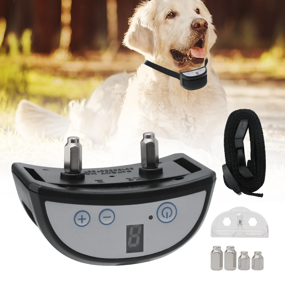 

Pet Dog Anti Bark Collar Shock Anti Barking Device Sensitivity Adjustable 7 Level Waterproof Dog Training No Bark Collar for Dog