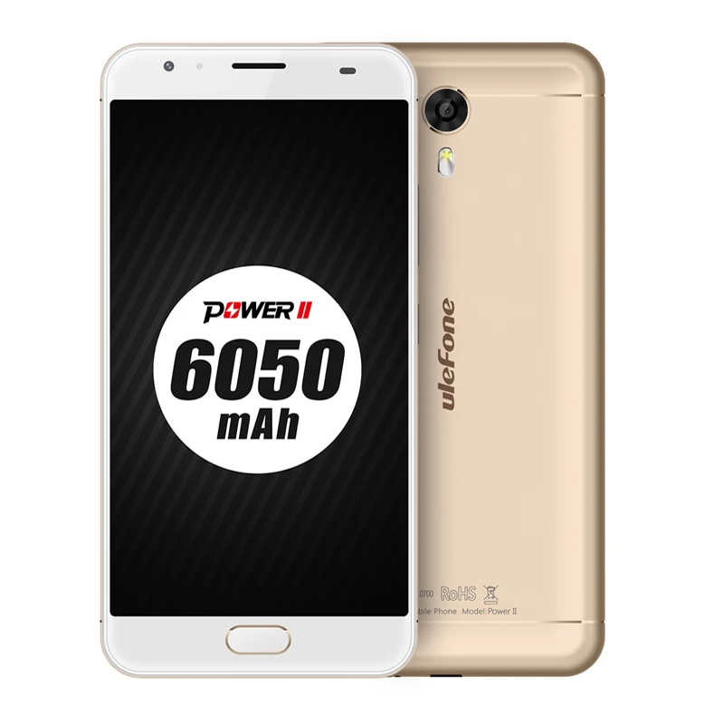 Оригинал Ulefone Мощность 2 mtk6750t Octa Core сотовые телефоны android 7.0 5.5 дюймов мобильный