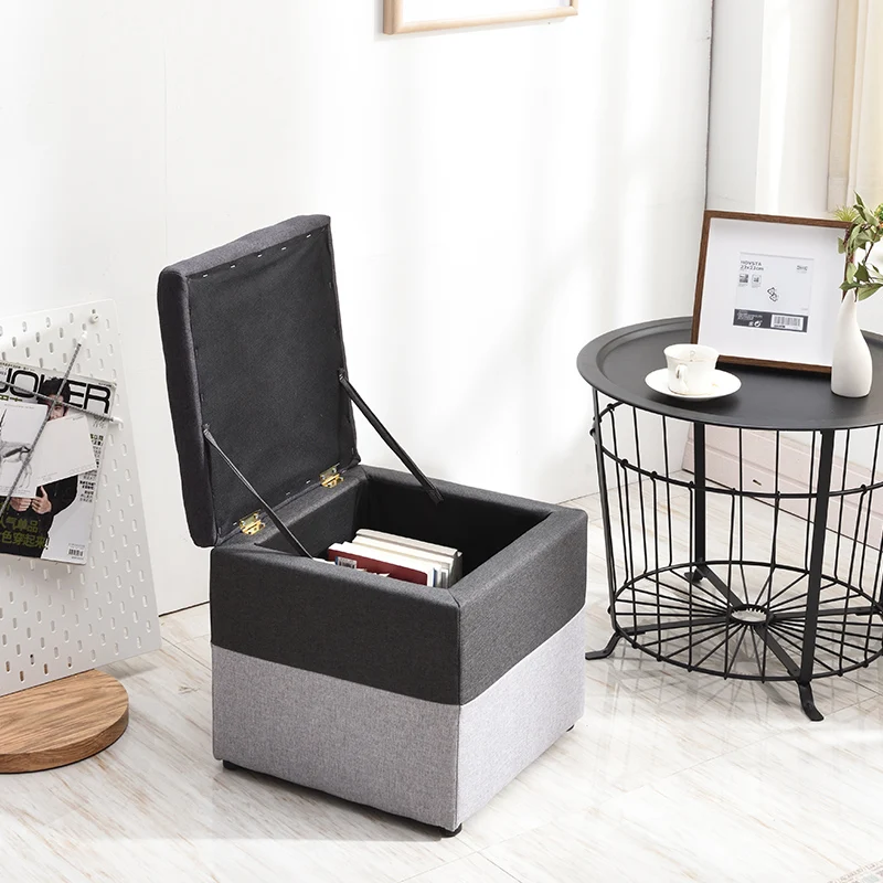 Табурет для хранения домашняя обувь из твердой древесины простые табуреты