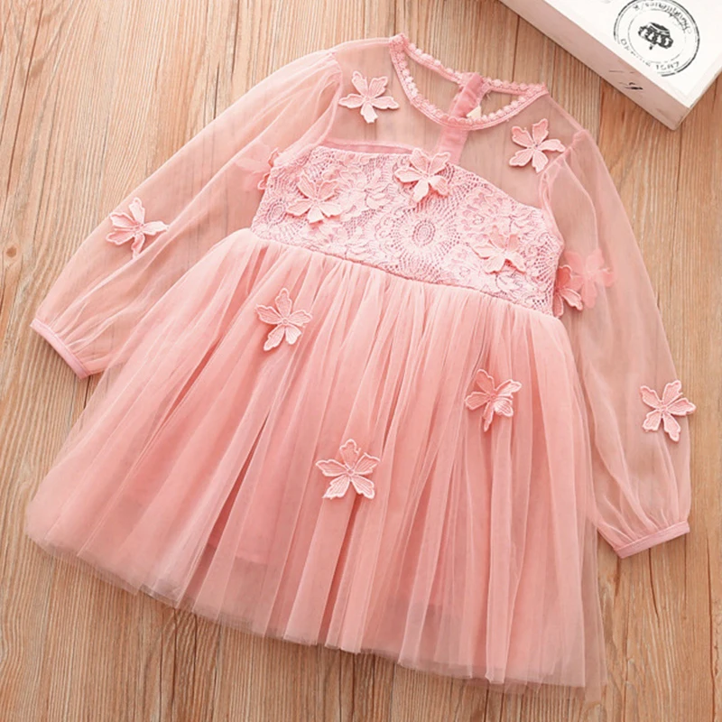 2019 summer toddler girl dresses princess baby girls Vestidos mesh dress new flower ball gown | Детская одежда и обувь
