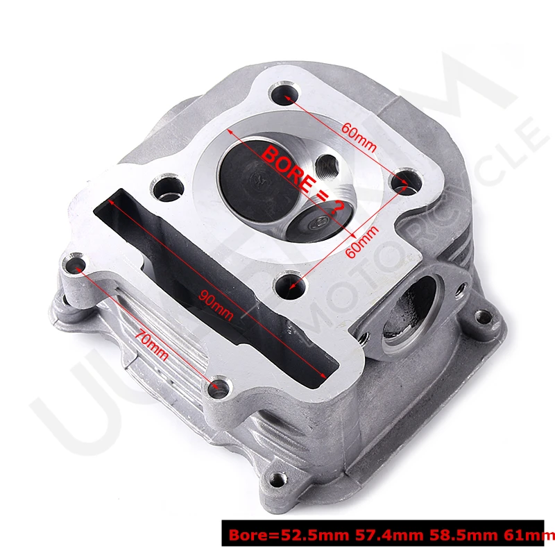 GY6 головка цилиндра мотоцикла части 150 мопед скутер 125 150cc 157QMJ 152QMI двигатель