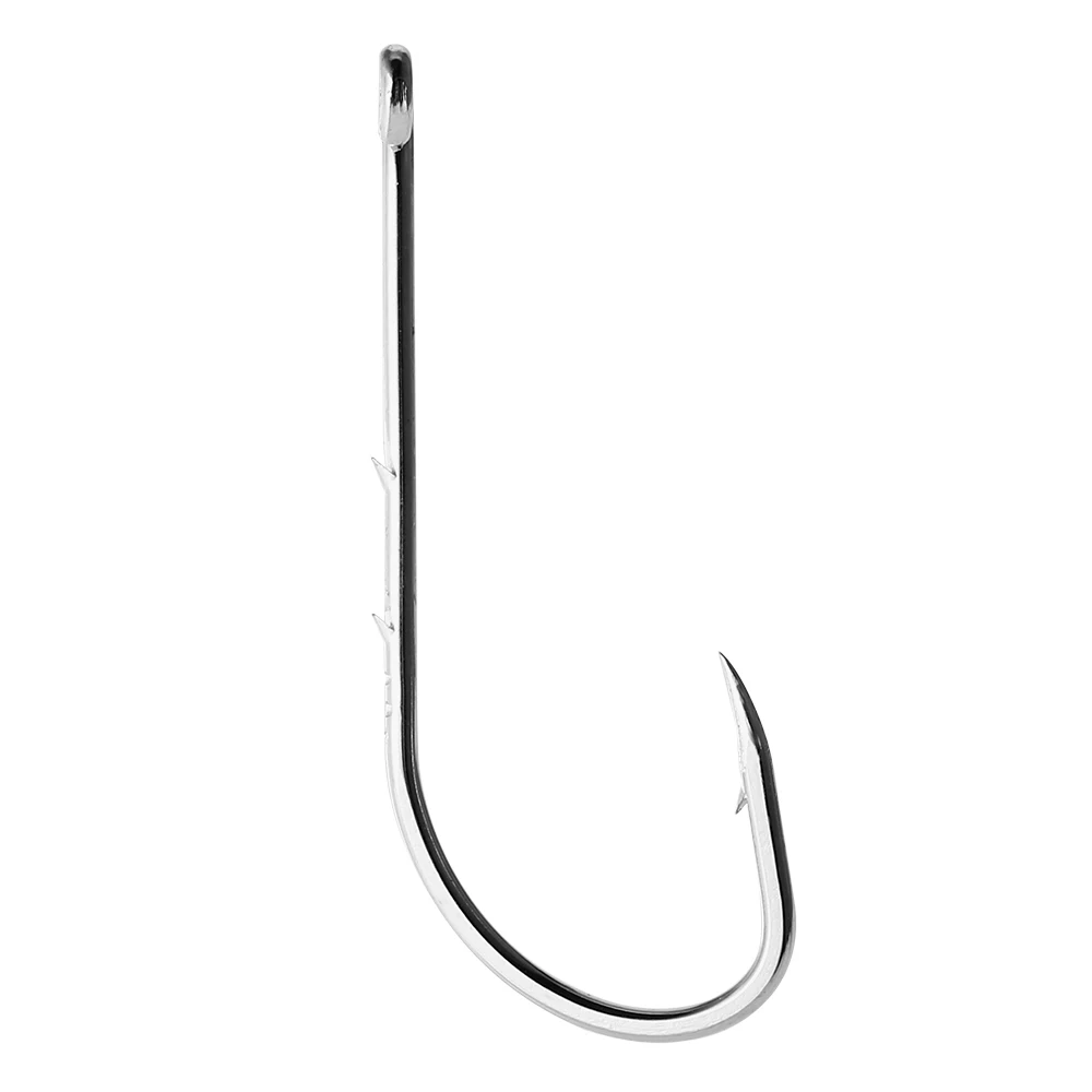 50PCS Fishing Hooks High Carbon Steel Barbed Hook Carp Fishing Tackle Pesca Fishhooks Sea Lures Fishing Hooks 2# 1/0 2/0 3/0