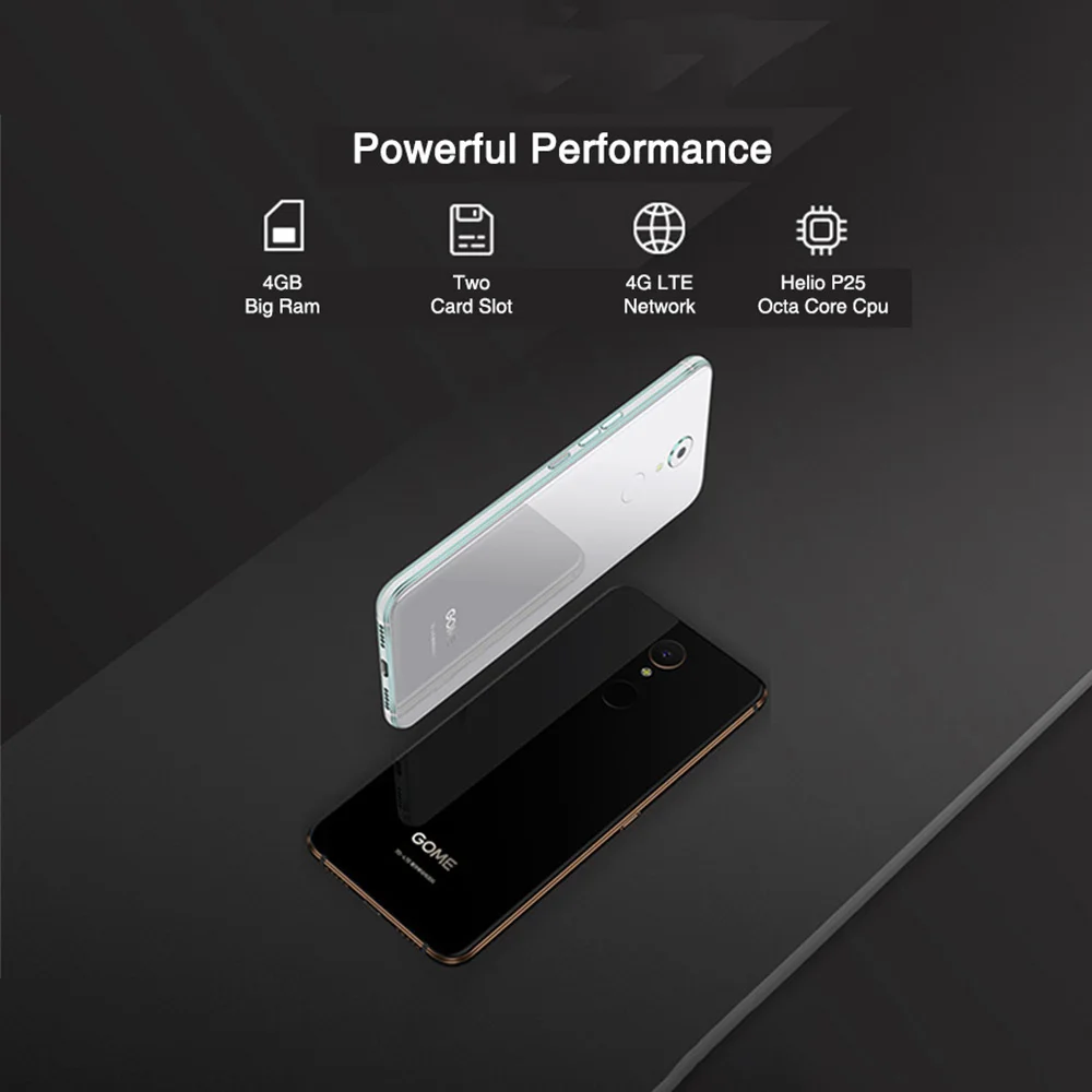 Оригинальный Gome U7 Android 7 1 MTK6757CD Восьмиядерный 4G LTE сотовый телефон 13 МП 4 Гб + 64 3050
