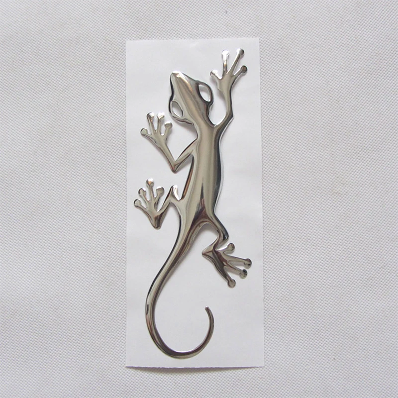 Наклейка на корпус Gecko s имитация металлического стерео автомобиль 3d мягкая