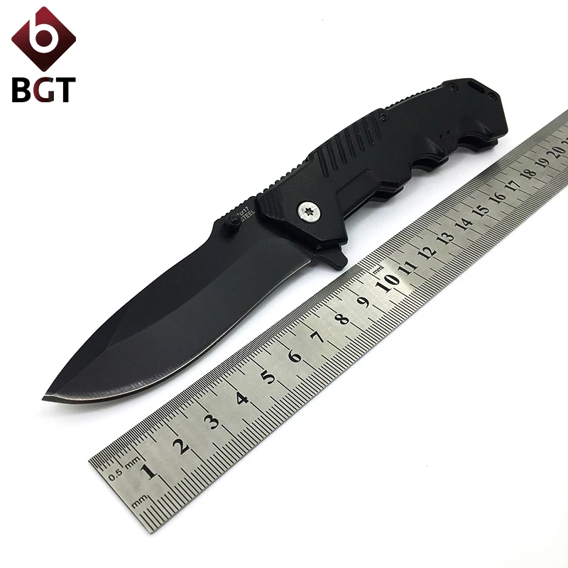BGT складной 7Cr17 черный стальной боевой нож походные охотничьи Тактические Ножи