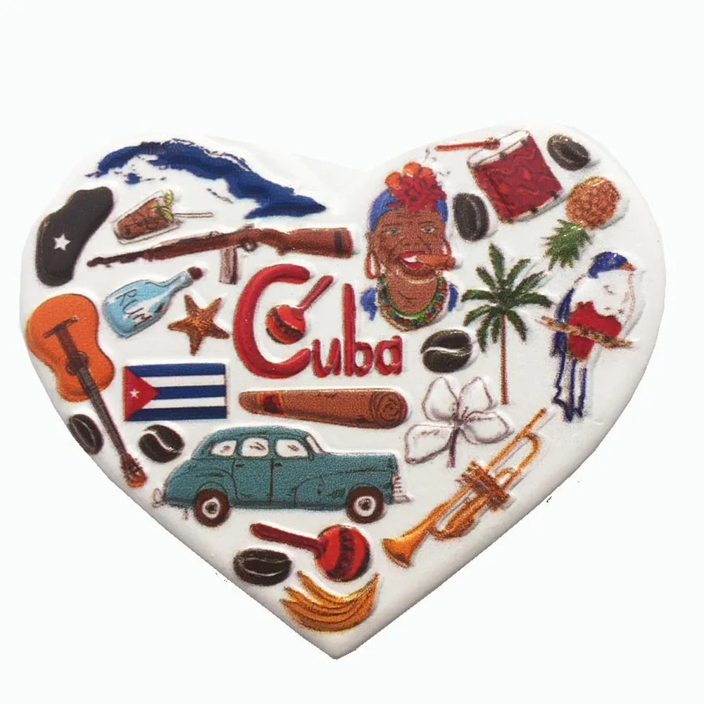 3D магнит на холодильник BABELEMI сувенир США Великобритания Германия Франция Куба