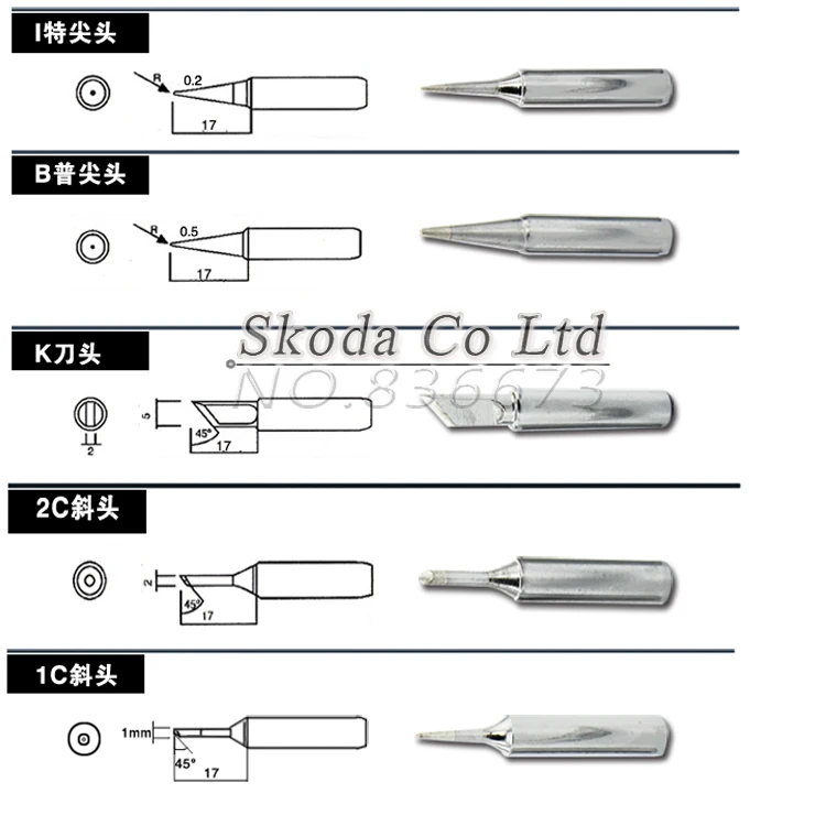 Бесплатная доставка 100 шт./лот бессвинцовый наконечник паяльника 900M T для