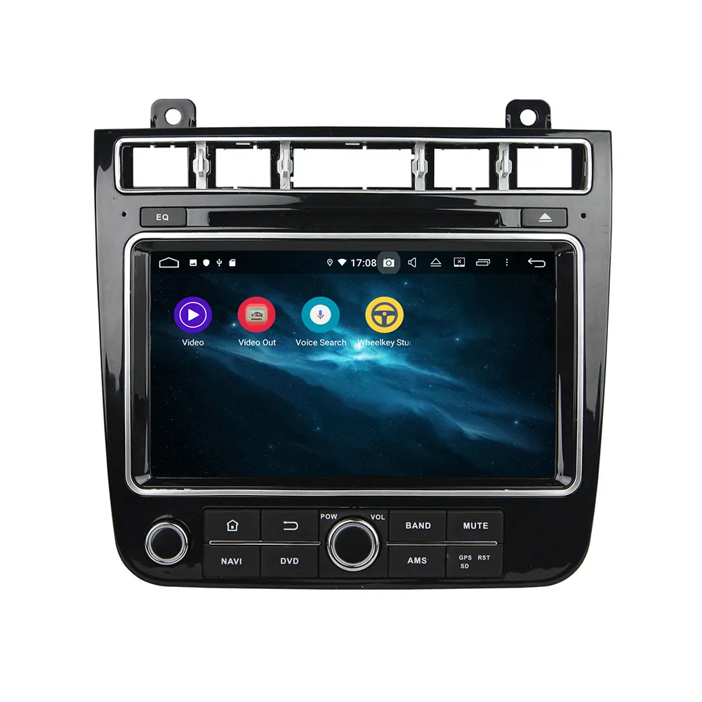 Автомобильный DVD плеер на Android 9 0 GPS радио для Volkswagen TOUAREG 2014 2018 навигация