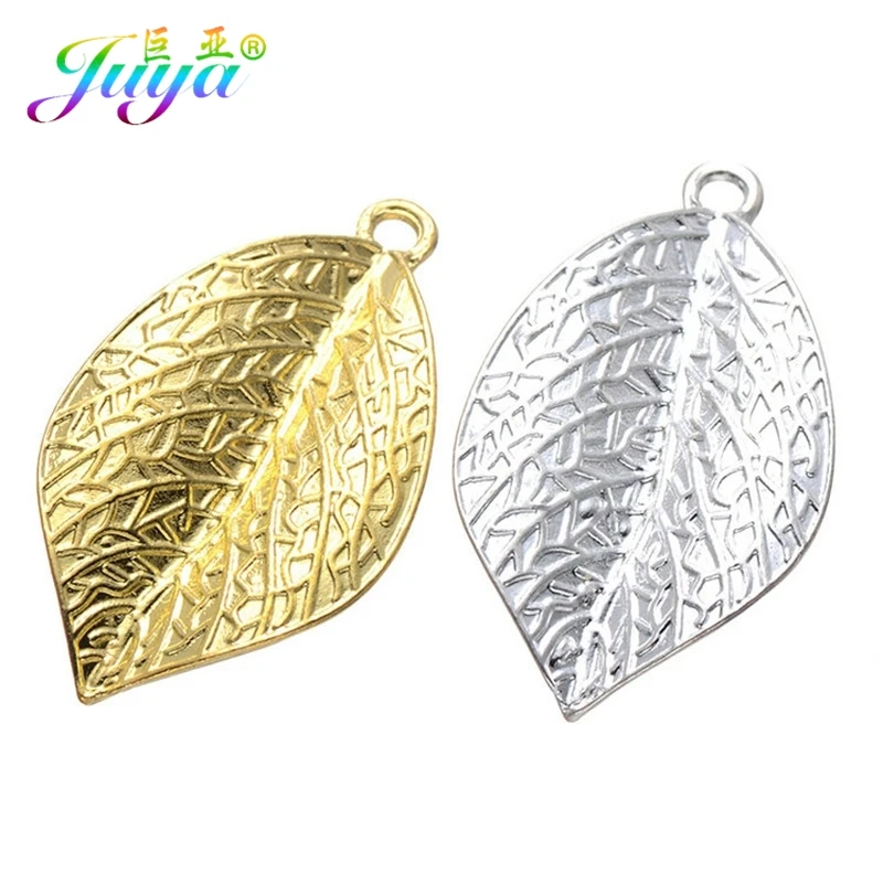 Juya 10 шт./лот оптовая продажа Сделай Сам позолоченные/серебряные подвески в виде