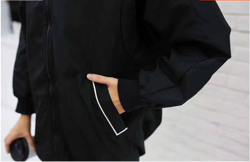 LKGHULO New Fashion Plus Size Women Coat 2018 Spring Autumn Casual Hooded Long Trench Female Loose Solid Outerwear A73 | Женская одежда