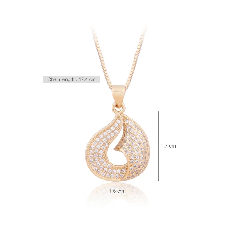 БЕЙЛИН Мода Кубического Циркония Ожерелья &amp Подвески Золото Серебро Тон Box Цепи