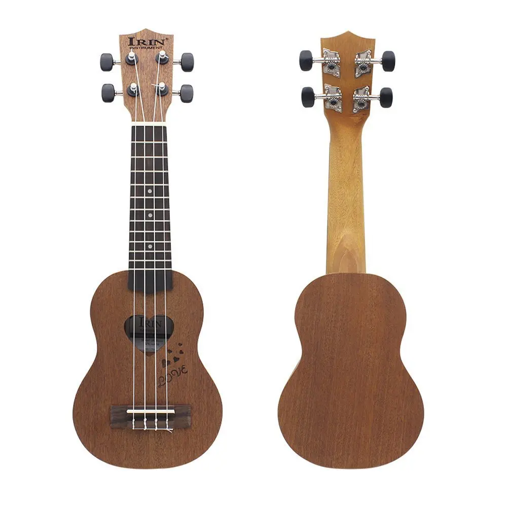 IRIN 17 &quotМини Ukelele Укулеле ель/Sapele Топ палисандр гриф струнный инструмент 4 струны с