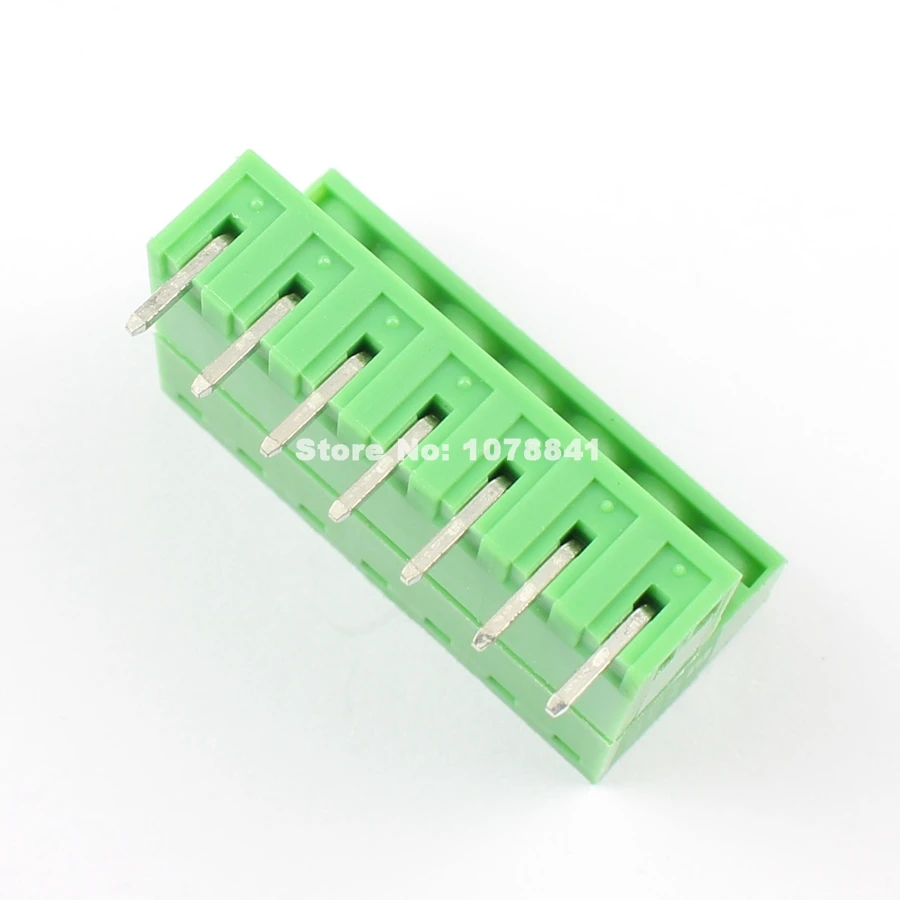 50pcs 5.08mm Pitch Right Angle 7 pin way Screw Terminal Block Plug Connector | Обустройство дома