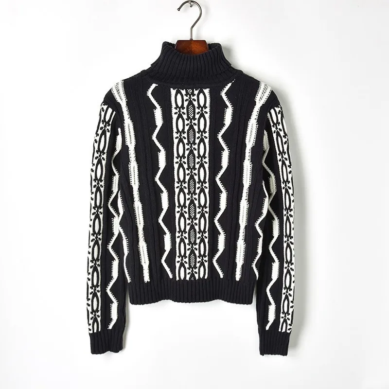 cable knit sweater Contrast twist twisted sleeve + half skirt jacket Z80725 | Женская одежда