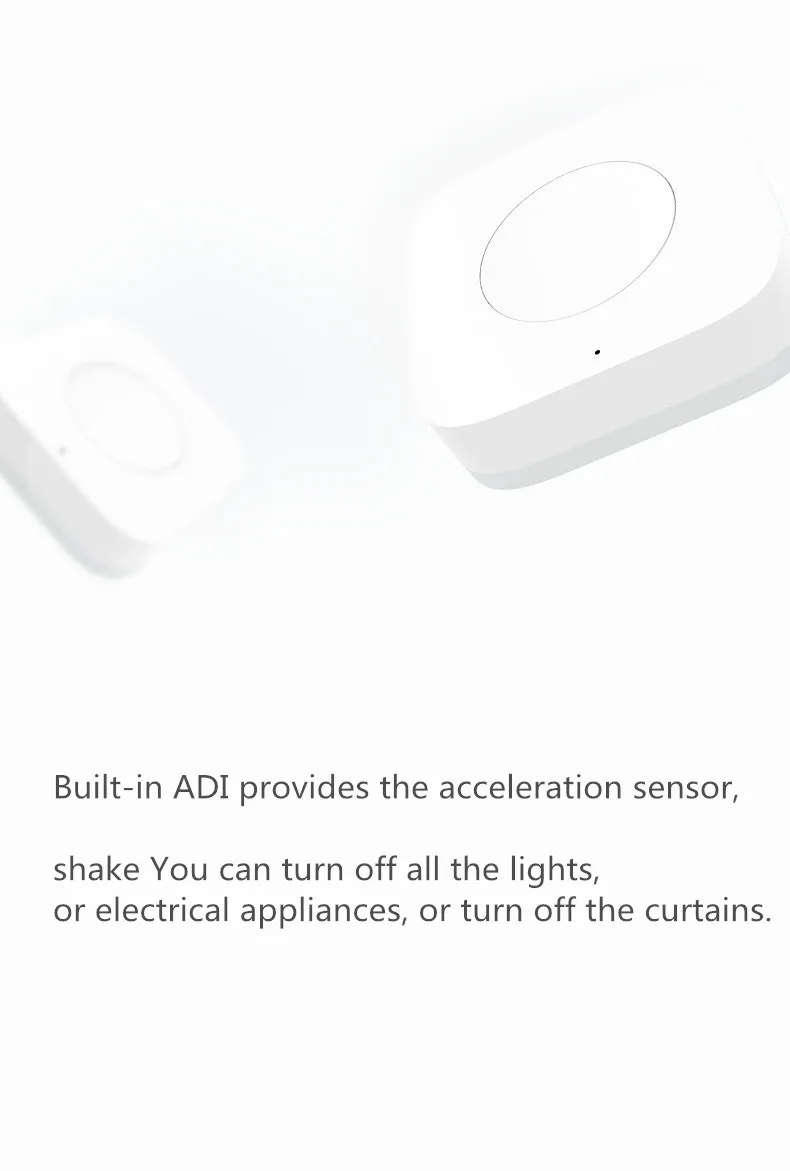 [Горячий] xiaomi Aqara беспроводной ключ обновлен(с датчиком ускорения), magic mi cube сенсор работает с xiaomi mi home app
