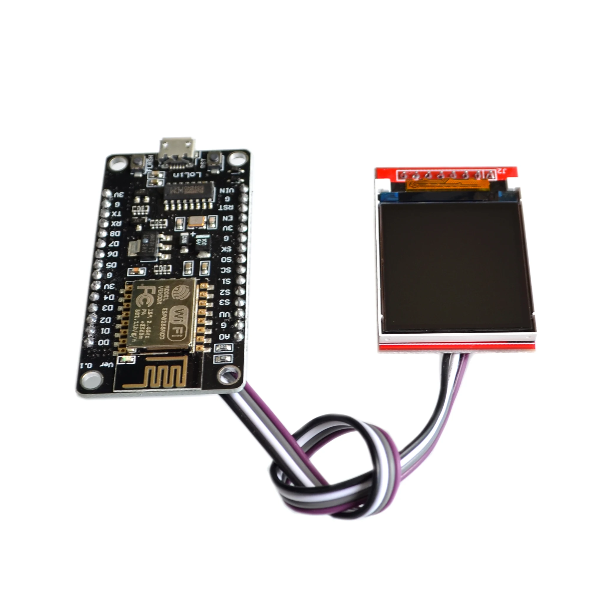 ESP8266 Development Kit с экраном дисплея TFT показать изображение или слово по Nodemcu доска DIY