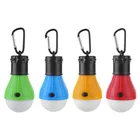 Мини Портативный тент для кемпинга, аварийный фонарь, светодиодная лампа, водонепроницаемый подвесной крючок, 4 цвета, 3 режима, для кемпинга, сада, энергосбережения