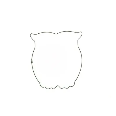 Абрикос из нержавеющей стали 1 шт. платье с милой совой для девочек Форма формы