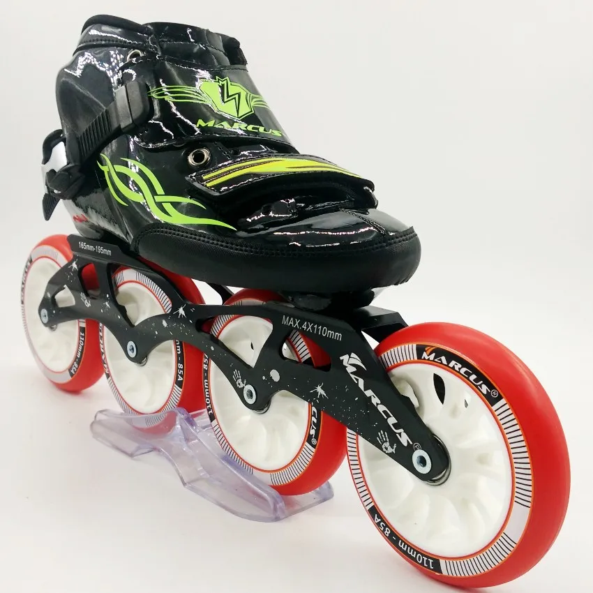Маркус профессиональная обувь для скоростного катания Фристайл ботинки на
