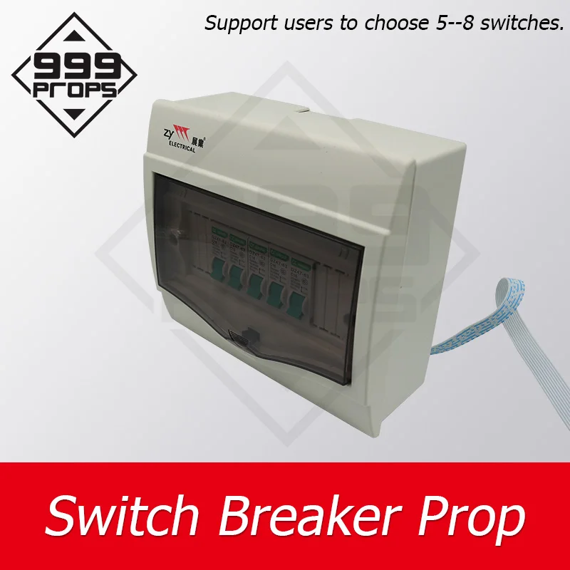 999PROPS Switch Breaker Prop in real life escape game turn the switches to right position to unlock chamber supplier