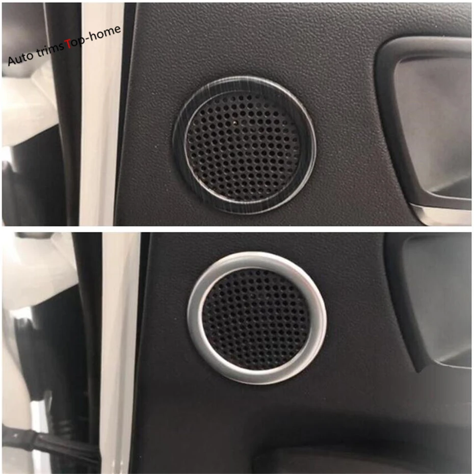 

Yimaautotrims Rear Door Speaker Audio Sound Loudspeaker Cover Trim For Ford Focus 2019 2020 2021 Matte Black Interior Mouldings