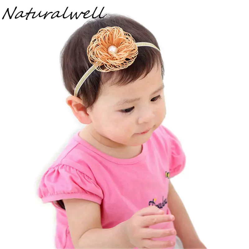 Детские головные повязки Naturalwell HB162D для девочек милые аксессуары волос с цветами