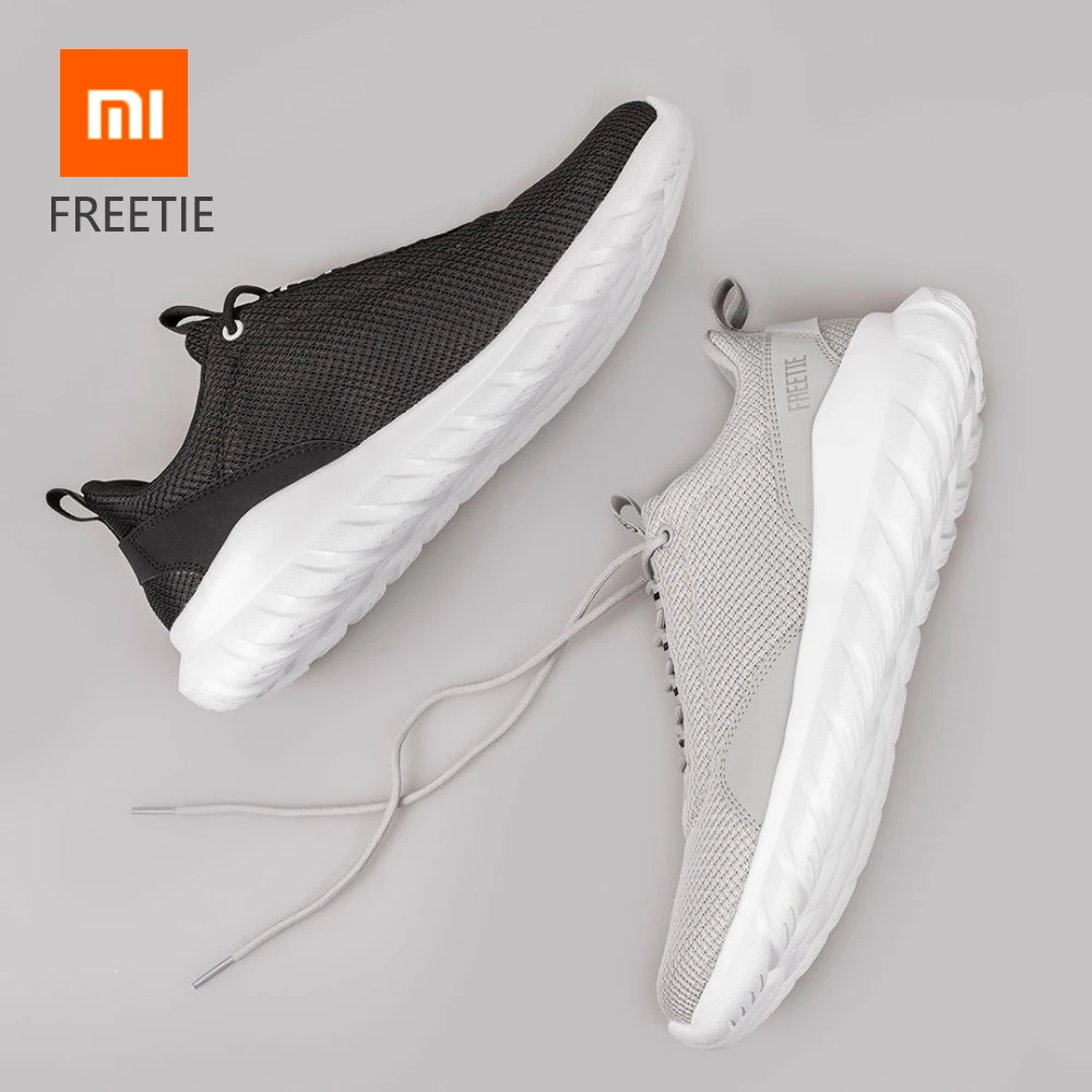 Мужские спортивные кроссовки Xiaomi FREETIE европейские размеры 39 44 Легкие Дышащие
