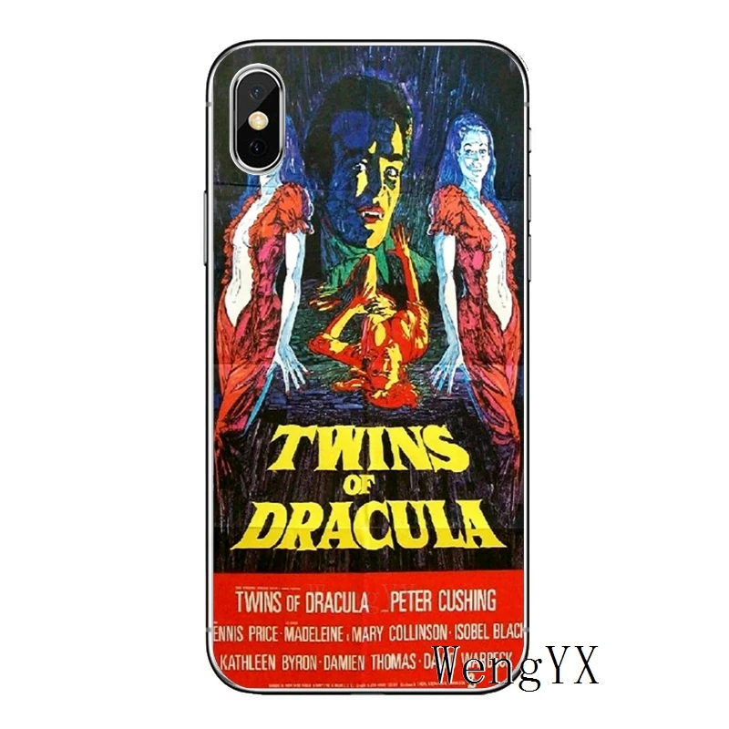 Дракула фильм ужасов для Apple iPhone 8 7 plus 6s 6 plus X XR XS Max SE 5s 5c 5 4s 4 ТПУ мягкий чехол для телефона - Цвет: Horror-Movie-A-11