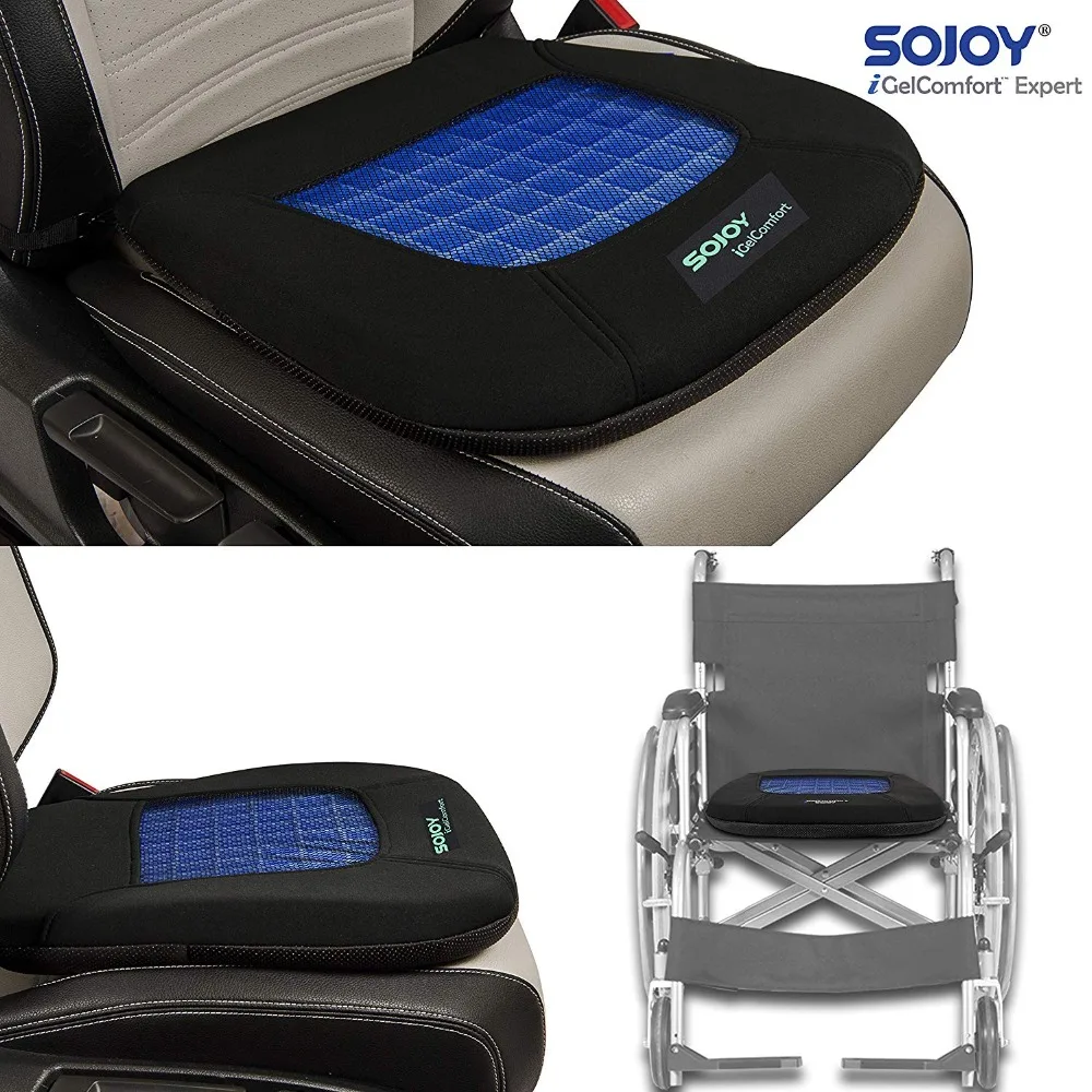 Ортопедическая гелевая Подушка для сиденья Sojoy Comfort Coccyx Нескользящая подушка из