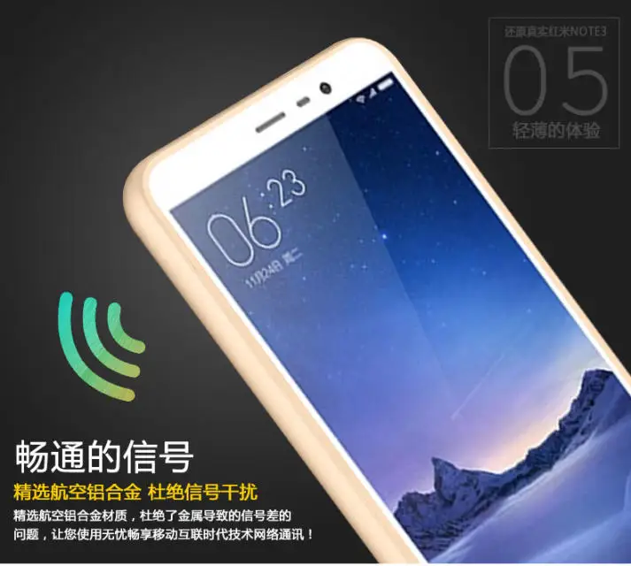 Новый Для Xiaomi Редми Примечание 3 Pro Премьер-Задняя Крышка Корпуса и алюминиевый