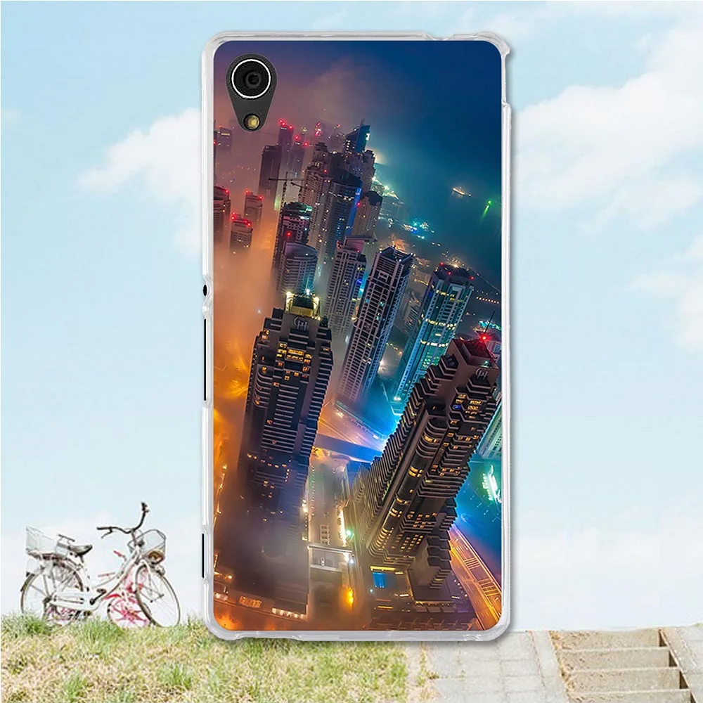 Мягкий ТПУ чехол для телефона с милыми животными тигром Sony Xperia M4 Aqua Beach милый