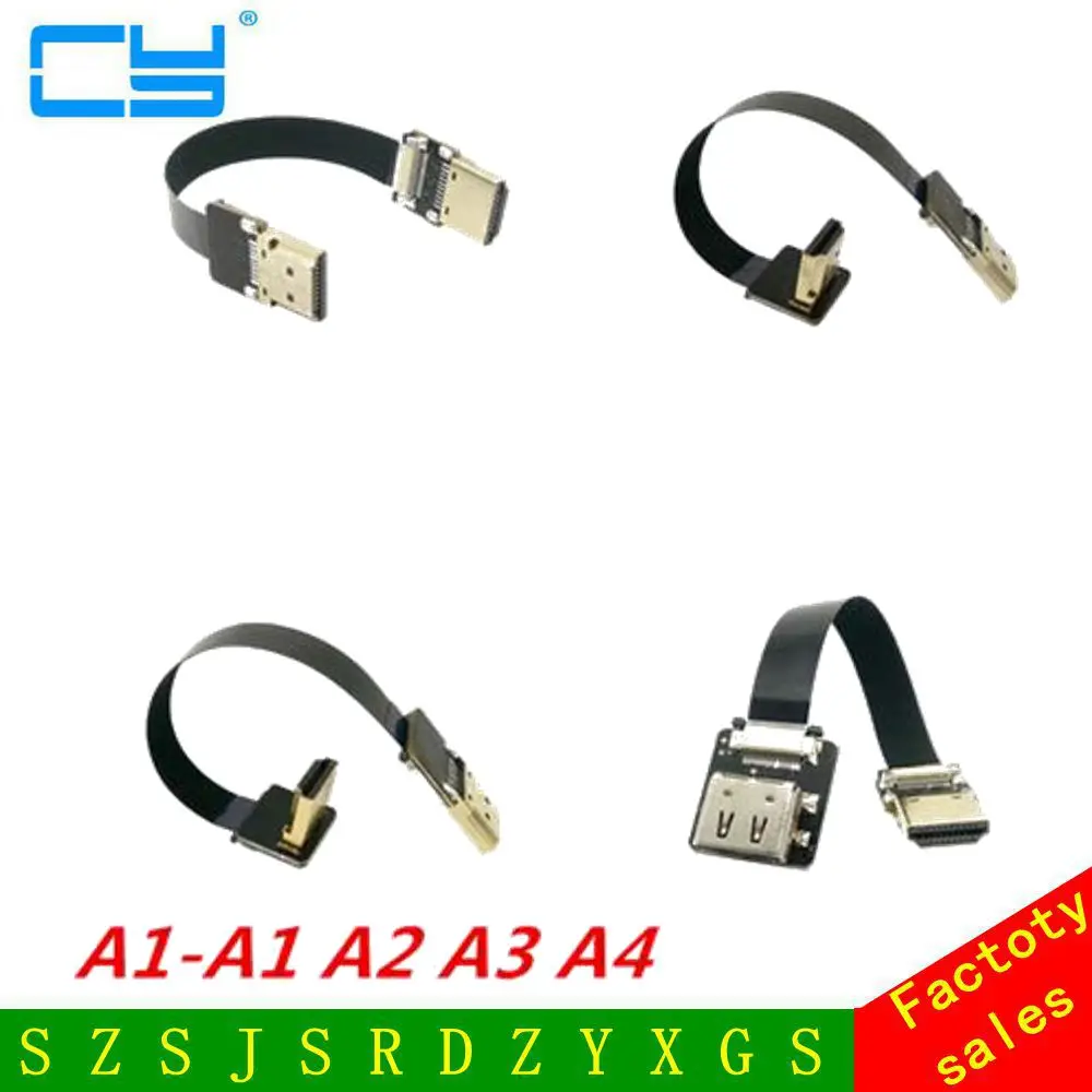5 см 80 FPV HDMI совместимый тип A штекер HDTV FPC плоский кабель для мультикоптера
