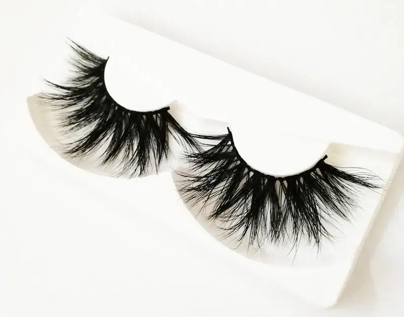 25mm mink eyelashes 3D long hair fluffy lashes dense thick | Красота и здоровье