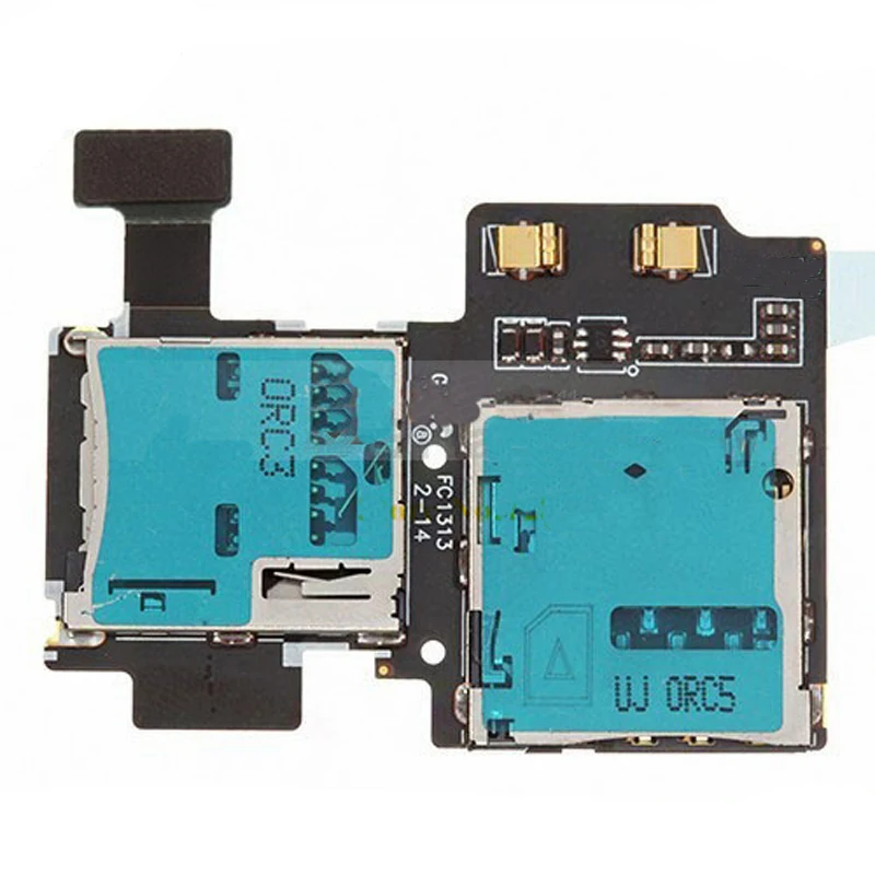 Лоток для SIM карты и держатель SD гибкий кабель Запчасти Samsung Galaxy S4 S IV i9505 I9500|parts for