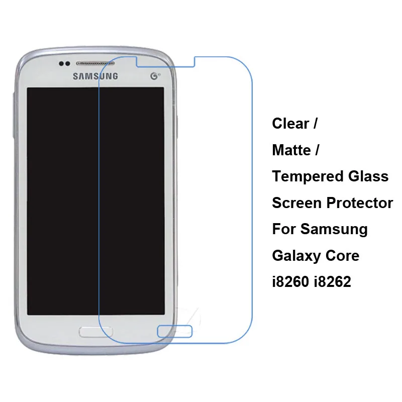 Защитное стекло закаленное стекло/прозрачное/матовое для Samsung Galaxy Core i8260 i8262|tempered