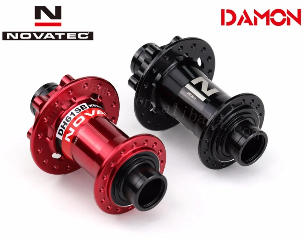 Novatec DH61SB DH12SB Mtb дисковый тормоз 32 36 отверстие велосипедная ступица DH через ось горные велосипедные ступицы 20 мм* 110 мм 12 мм* 150 мм