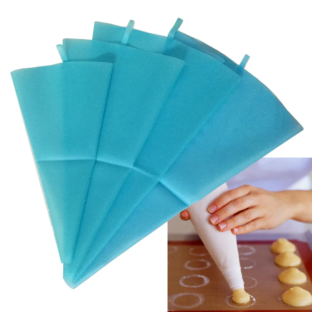 Силиконовый многоразовый кондитерский мешок 4 шт./компл. размера|cupcake decorating