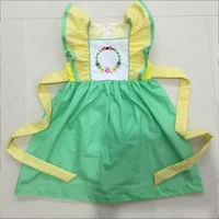 puresun bunny easter infant girls cute dresses baby girls yellow flutter sleeve dress girl summer embroidery boutique dress