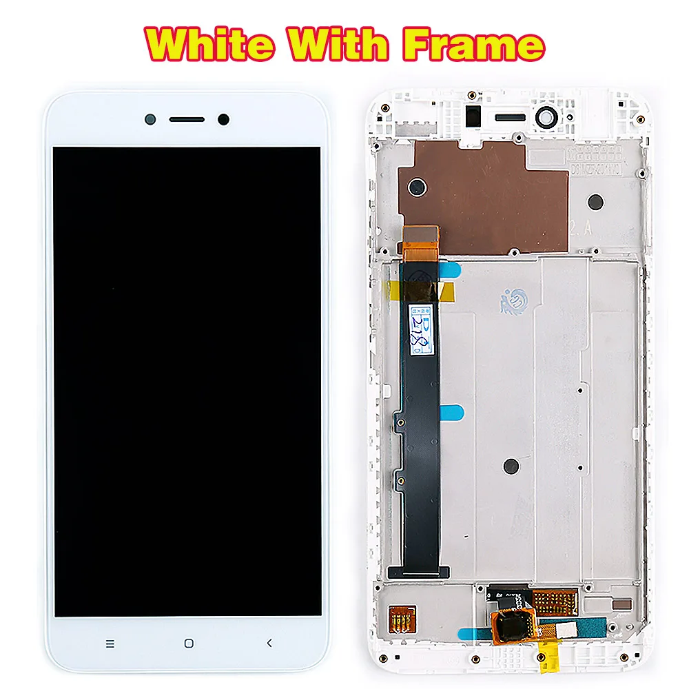 Fansu ips ЖК-дисплей для Xiaomi Redmi Примечание 5A 2 Гб ОЗУ сенсорный экран 5,5 дюймов дигитайзер сборка F ram e с 10 точечным сенсорным экраном