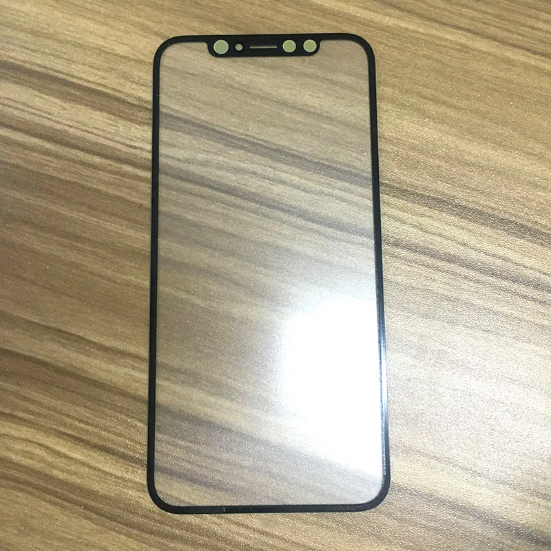10 шт. черное переднее внешнее стекло для Apple iPhone X XS MAX XR сенсорный экран верхний