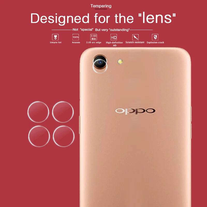 Высокое качество объектив камеры закаленное стекло для OPPO A73 A75 A75S A83 задняя