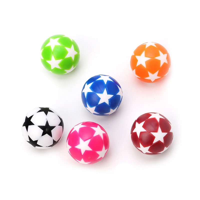 

OOTDTY 2pcs 32mm Plastic Table Soccer Ball Football Foosball Fussball Machine Parts