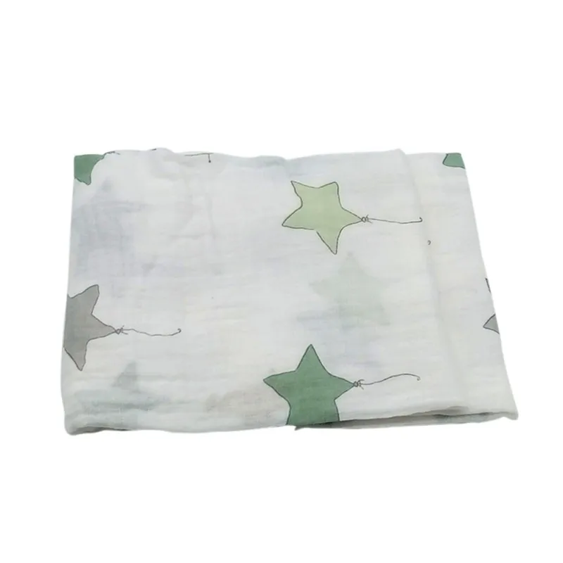 Newborn Infant Cotton Swaddle Towel Random Delivery Muslin Baby Swaddling Blanket 120x120cm | Мать и ребенок