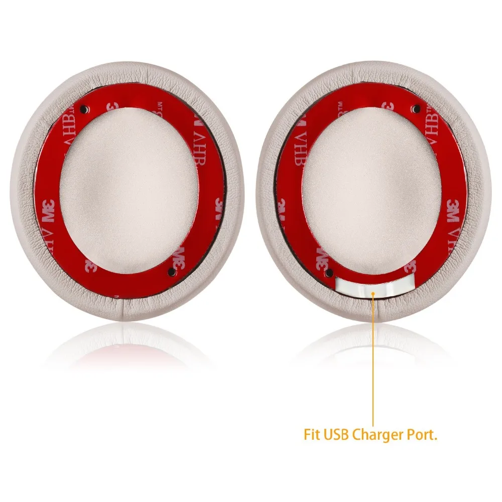 Сменная задняя подушка для проводных/фотографических наушников (розовое золото)