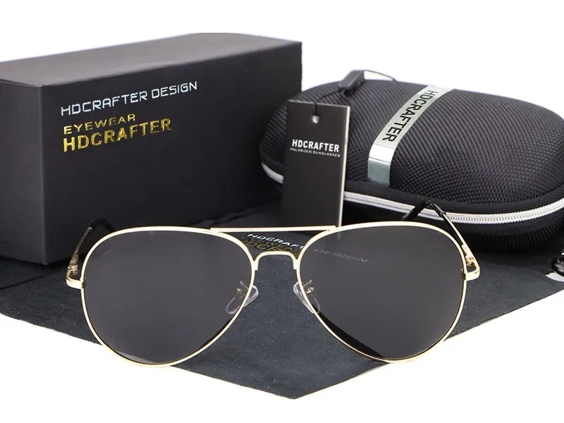 HDCRAFTER новые солнцезащитные Брендовые мужские очки поляризованные мужские брендовые поляризованные солнцезащитные очки высокого качества Oculoz de sol masculino